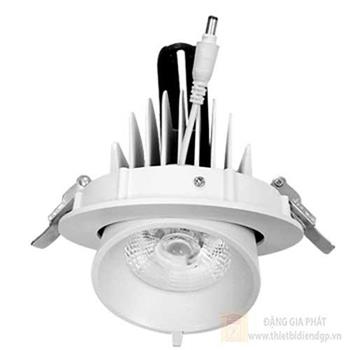 Đèn âm trần led Tilt Spotlight 25W mẫu L vỏ trắng DL-LW25