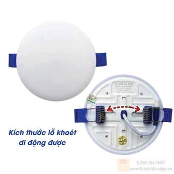 Đèn Led âm trần tràn viền Kawaled DLK170-18W/3CM ( Gạt chọn 1 màu tùy ý ) DLK170-18W/3CM