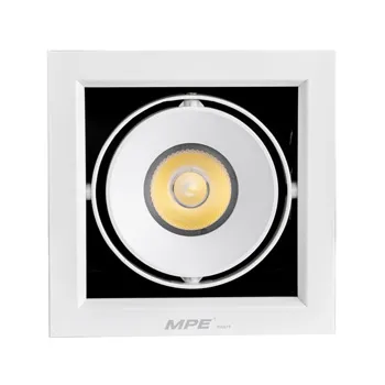 Đèn LED downlight MPE mặt vông 20W DLS-120☓