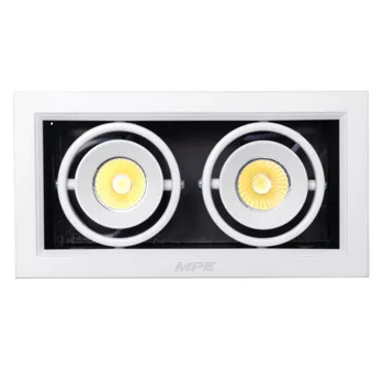 Đèn LED downlight MPE mặt vông 14W DLS-207T