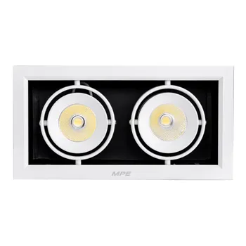 Đèn LED downlight MPE mặt vông 24W DLS-212T