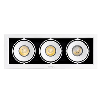 Đèn LED downlight MPE mặt vông 20W (3 bóng) DLS-320☓