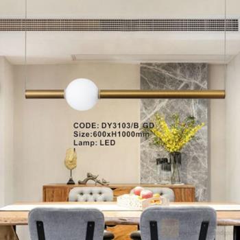 Đèn thả trang trí led - 600*H1000 mm DY3103/B GD