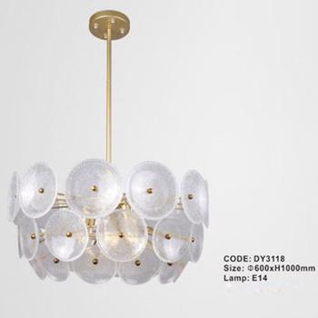 Đèn thả trần cao cấp E14- Ø600*H1000 mm DY3118