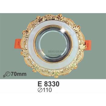 Chóa đèn âm trần Ø110 - khoét lỗ Ø70 mm E 8330
