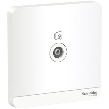 Bộ ổ cắm TV đơn màu trắng E8331TV_WE_G19