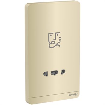 Bộ ổ cắm dao cạo râu màu vàng ánh kim E83T727V_WG_G19