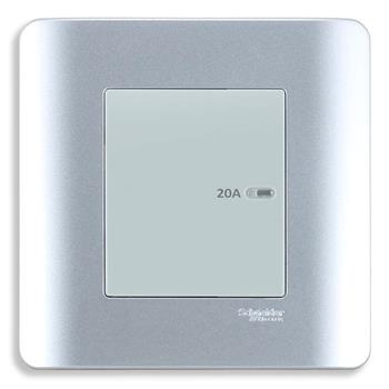 Bộ công tắc đơn 2 cực 20A màu xám E8431D20_SA_G19