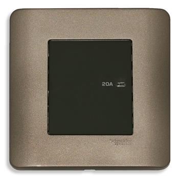 Bộ công tắc đơn 2 cực 20A màu đồng E8431D20_SZ_G19