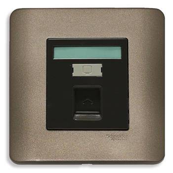 Bộ ổ cắm mạng cat5e đơn màu đồng E8431RJS_5_SZ_G19