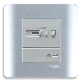 Bộ công tắc điều chỉnh tốc độ quạt màu xám E8431SPF_SA