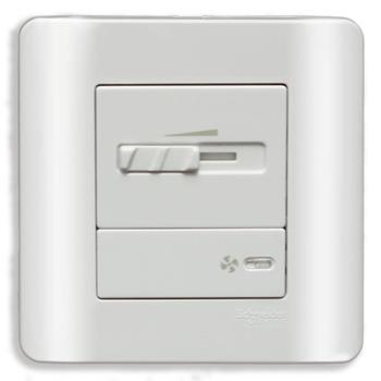 Bộ công tắc điều chỉnh tốc độ quạt màu trắng E8431SPF_WE