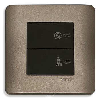 Bộ công tắc "Không làm phiền","Xin dọn phòng" màu đồng E8432DMS_SZ_G19