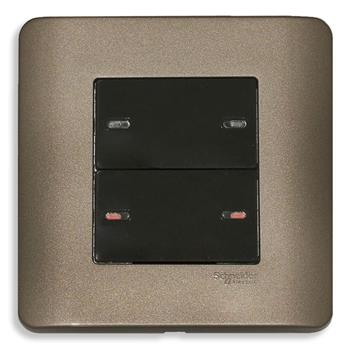 Bộ công tắc bốn 1 chiều 16A màu đồng E8434_1_SZ_G19