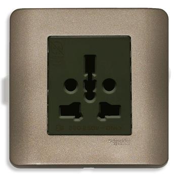 Ổ cắm đơn đa năng 16A màu đồng E84426_16TS_SZ_G19