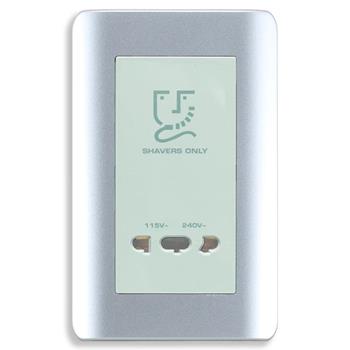 Bộ ổ cắm dao cạo râu màu xám E84T727V_SA
