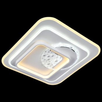 Đèn mâm Led vuông Andora ML-2510/500 Ø500*H65 130W Led 3CĐ ML-2510/500