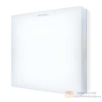 Đèn ốp trần vuông tràn viền roman ELT8017 20W ELT8017/20W