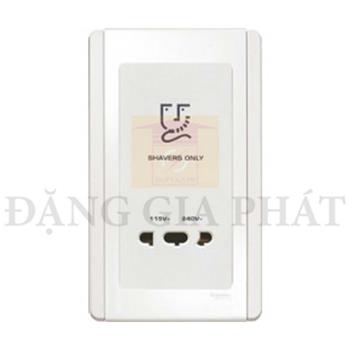 Bộ ổ cắm dao cạo râu 115/240V Shaver unit vertical ET3727V_WW