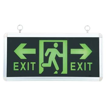 Đèn exit 2 hướng mặt đôi, W140*L350 Exit 2 Hướng-2