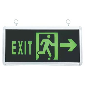 Đèn exit phải mặt đôi, W140*L350 Exit Phải-2