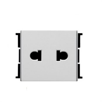 Ổ cắm đơn 2 chấu 10A,size M F1426USM_WE_G19