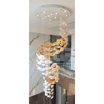 Đèn thả thông tầng Euroto T-123 Ø850 x H2500 T-123