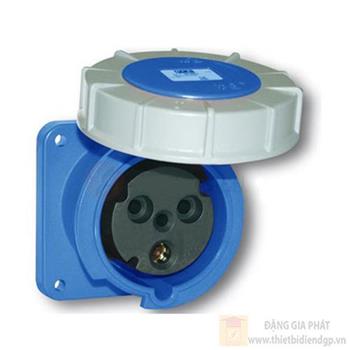 Ổ cắm công nghiệp PCE gắn âm loại kín nước dạng thẳng IP67 32A F333 - 6