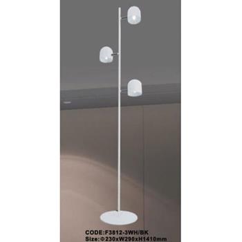 Đèn Cây Đứng Phòng Khách F3812-3 WH/BK F3812-3
