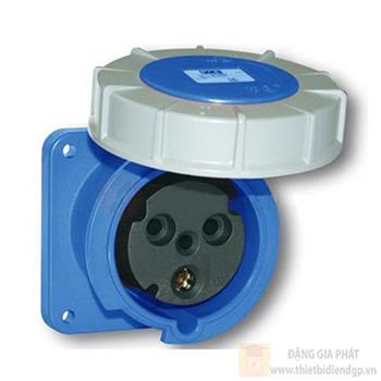 Ổ cắm công nghiệp PCE gắn âm loại kín nước dạng thẳng IP67 125A F34○-6