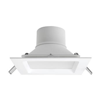 Bộ dèn âm trần SIENA vuông Loại cố định, mặt kính mờ 12.5W F51400RC/WL