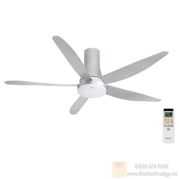 Quạt trần Panasonic, đ.kính cánh 150 cm, ti dài 28.8 cm-59W (motor: 37W, đèn: 22W) F-60UFN