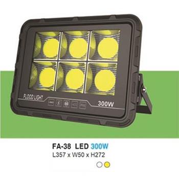 Đèn pha led 300W - L357*W50*H272, ánh sáng trắng, vàng FA-38 LED