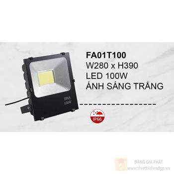 Đèn pha W280*H390 - LED 100W - ánh sáng trắng FA01T100