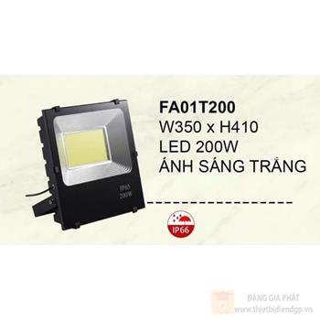 Đèn pha W280*H390 - LED 200W - ánh sáng trắng FA01T200