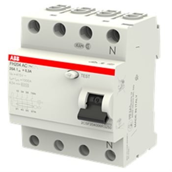 RCCB ABB 4P FFH204 AC Type 300mA FH204