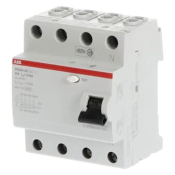 RCCB ABB 4P FH204 AC Type 30mA FH204