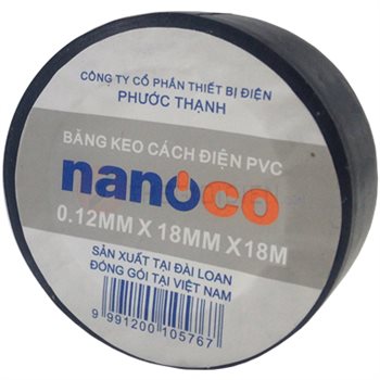 Băng Keo Cách Điện PVC Nanoco FKPT20 20 Yard (Đài Loan) FKPT20