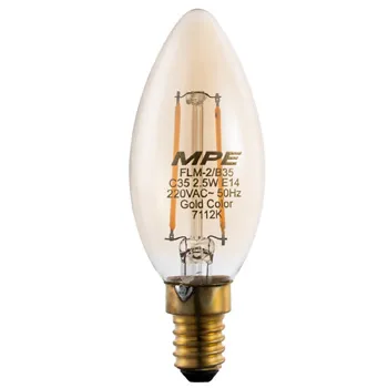 Bóng đèn LED Filament MPE FLM-2/B35 2.5W FLM-2/B35