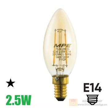 Bóng đèn Led Filament B35 - 2.5W FLM-2/B35