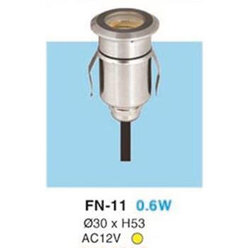 Đèn Led Âm Nước Hufa ánh sáng vàng, 0.6W - Ø30 x H53 - AC12V FN 11