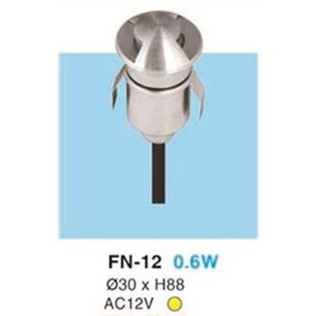 Đèn Led Âm Nước Hufa ánh sáng vàng, 0.6W - Ø30 x H88 - AC12V FN 12