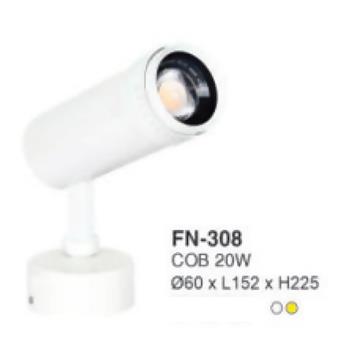Đèn rọi chiếu điểm led COB 20W - Ø60*L152*H225 - ánh sáng trắng & vàng FN-308