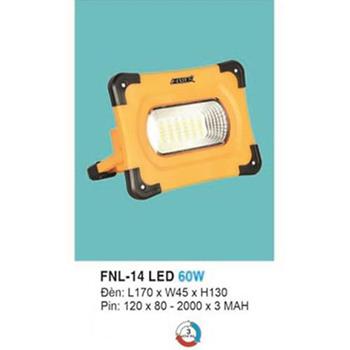 Đèn pha năng lượng mặt trời lưu động 60W FNL-14