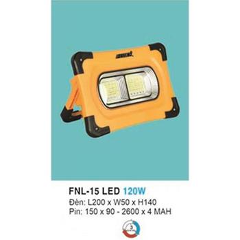 Đèn pha năng lượng mặt trời lưu động 120W FNL-15