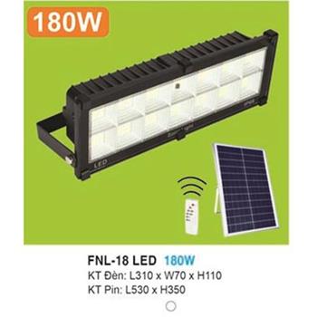 Đèn pha năng lượng mặt trời 180W ánh sáng trắng FNL-18 LED