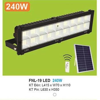 Đèn pha năng lượng mặt trời 240W ánh sáng trắng FNL-19 LED