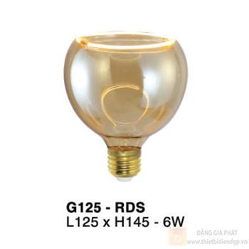 Bóng đèn trang trí G125-RDS- L125*H145-6W G125-RDS