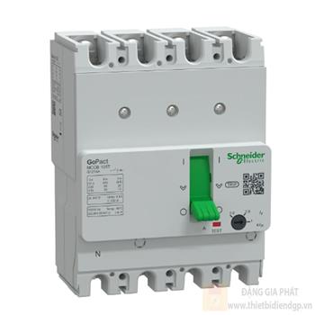 Thiết bị đóng cắt MCCB GoPact 125T, 4P, Icu=10kA @415Vac, chỉnh định 0.8-1xIn G12T4Ax