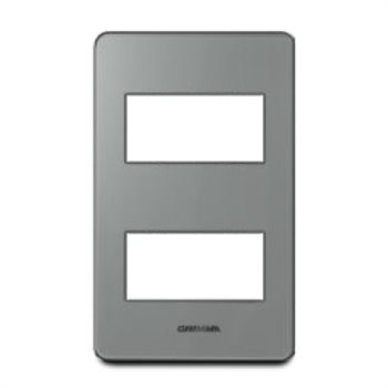 Mặt viền 2 hạt cỡ S Acrylic màu xám Grimma G7 series, G7ACX-M2 G7ACX-M2